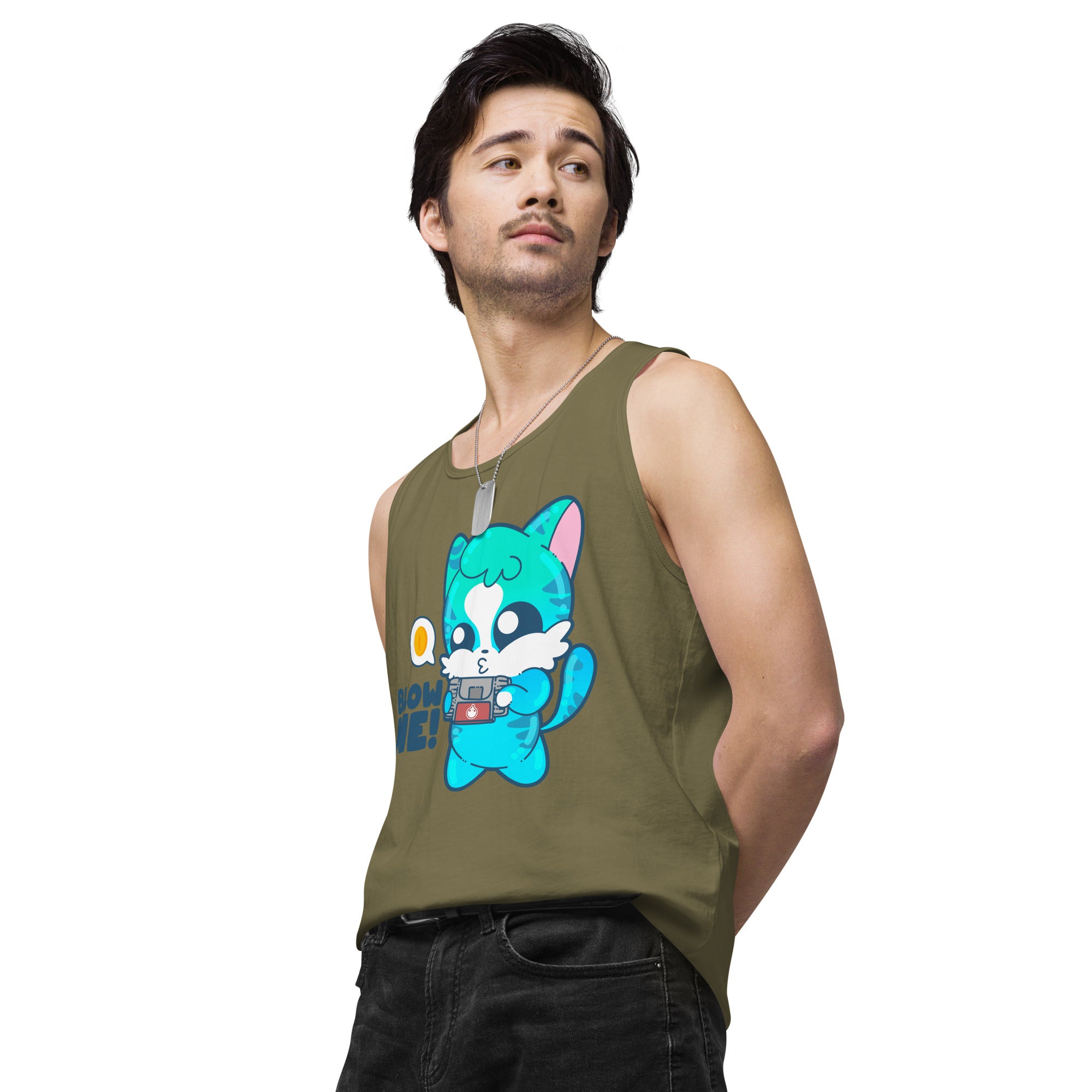 BLOW ME - Premium Tank Top - ChubbleGumLLC