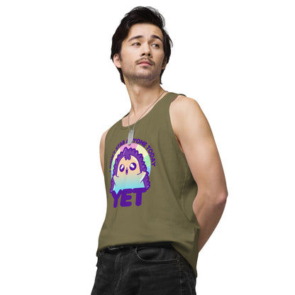 I DIDNT STAB ANYONE TODAY YET - Premium Tank Top - ChubbleGumLLC