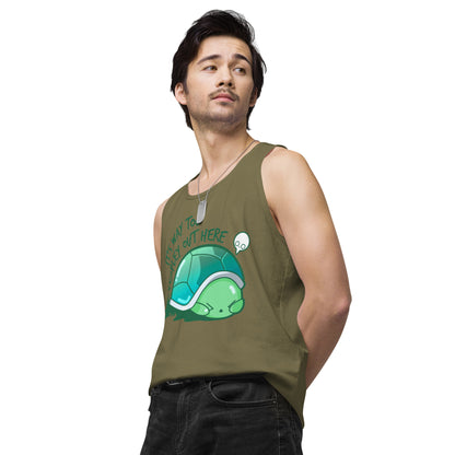 WAY TOO PEOPLEY - Premium Tank Top - ChubbleGumLLC