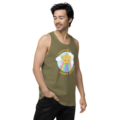 I SURVIVED A PANIC ATTACK - Premium Tank Top - ChubbleGumLLC