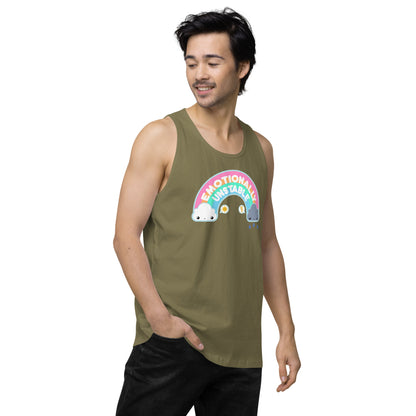 EMOTIONALLY UNSTABLE - Premium Tank Top - ChubbleGumLLC