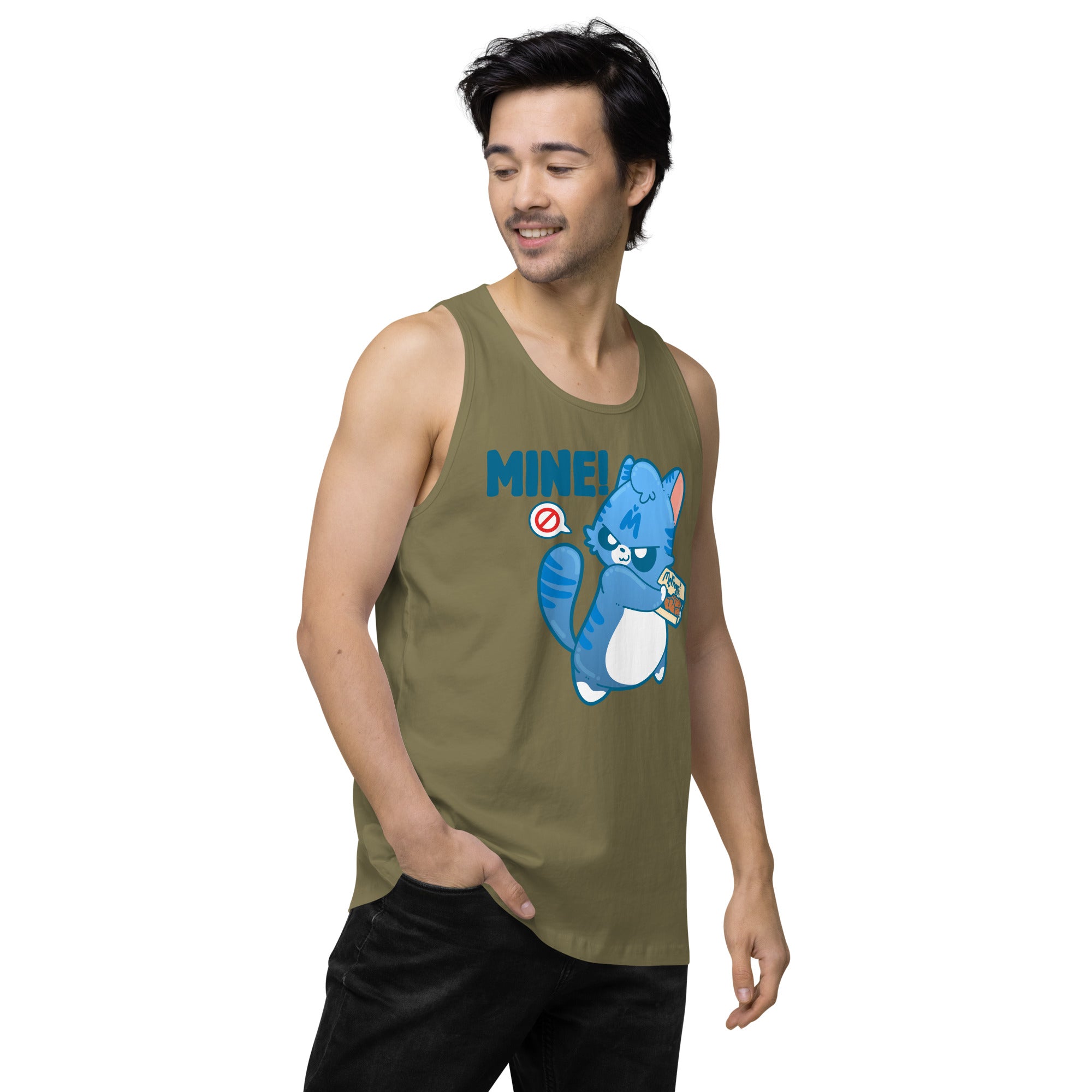 MINE - Premium Tank Top - ChubbleGumLLC