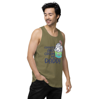 COOKIES AND CREAM ME DADDY - Tank Top - ChubbleGumLLC