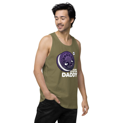 DOUBLE STUFF ME DADDY - Tank Top - ChubbleGumLLC