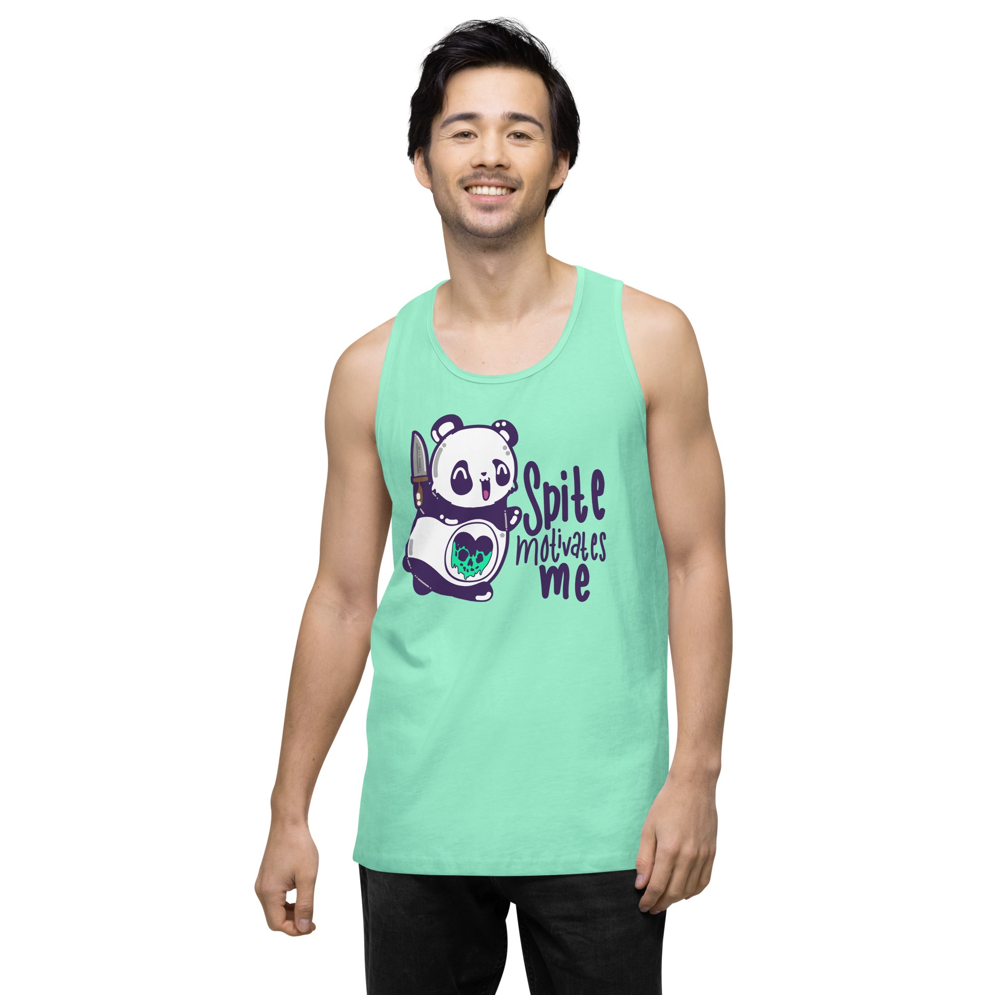 SPITE MOTIVATES ME - Premium Tank Top - ChubbleGumLLC