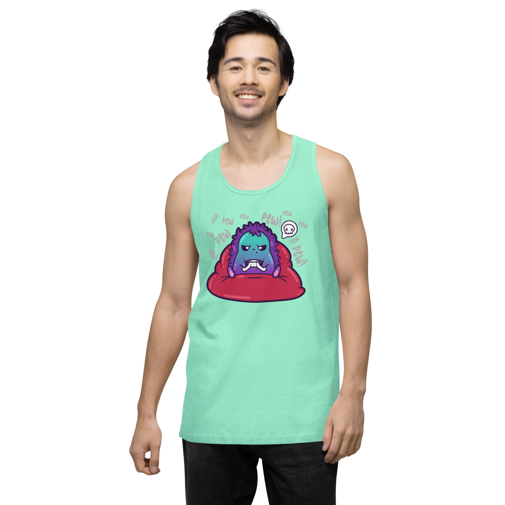 PEW PEW PEW - Premium Tank Top - ChubbleGumLLC