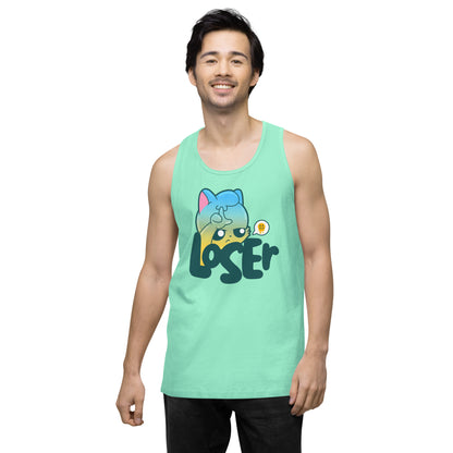 LOSER - Premium Tank Top - ChubbleGumLLC