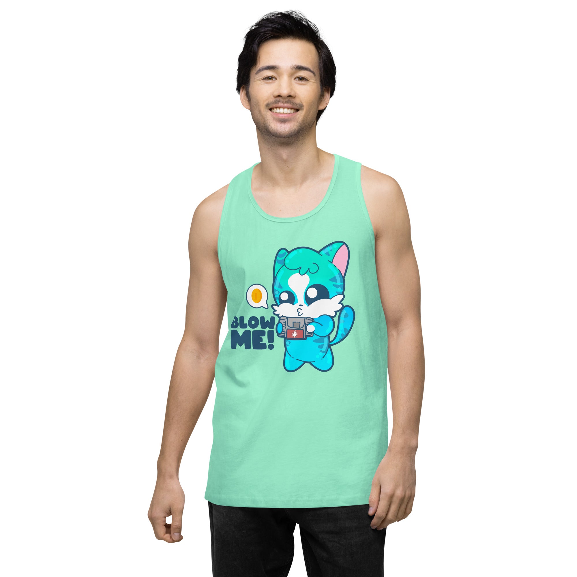 BLOW ME - Premium Tank Top - ChubbleGumLLC