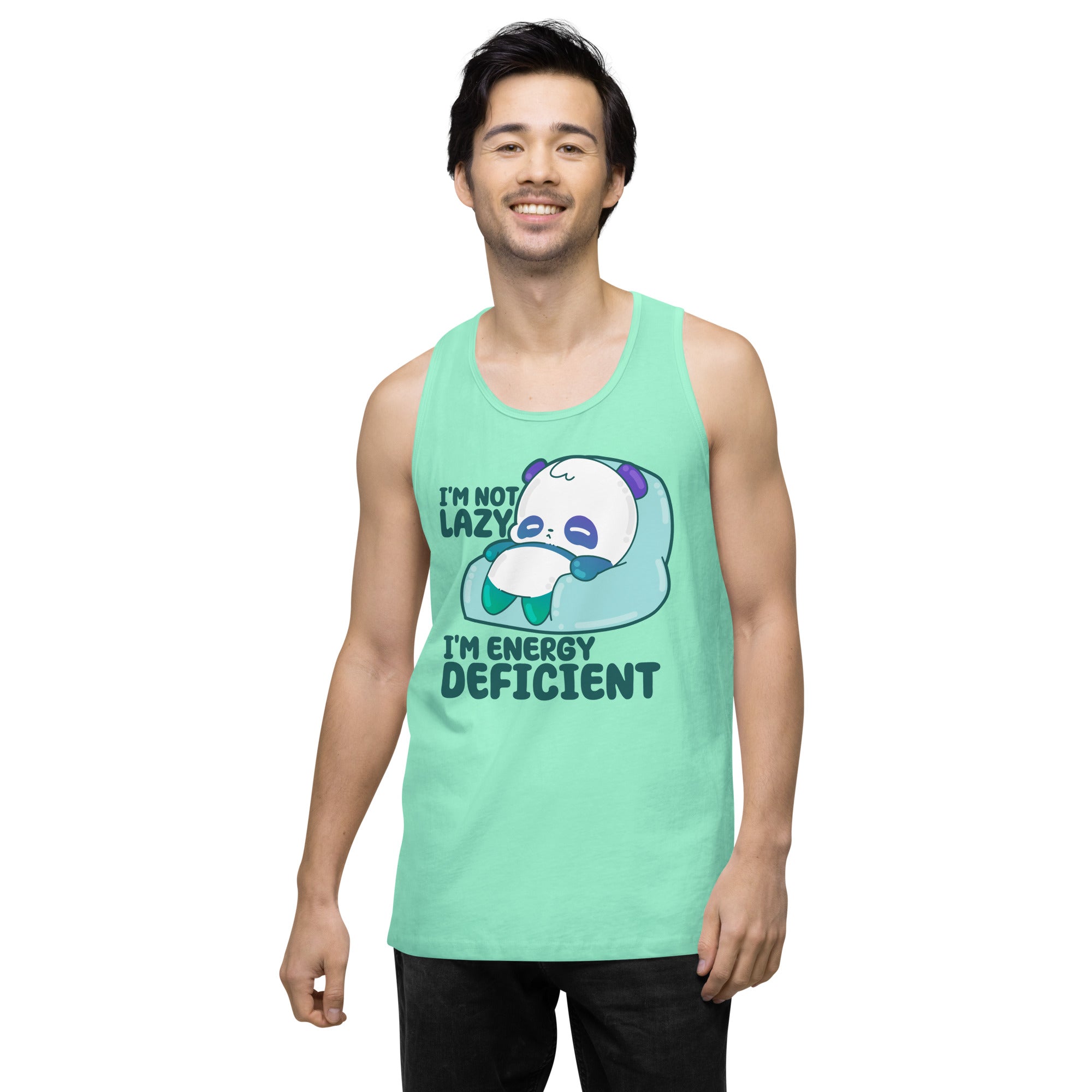 IM NOT LAZY - Premium Tank Top - ChubbleGumLLC