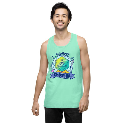 I SURVIVED A CRITICAL HIT - Tank Top - ChubbleGumLLC