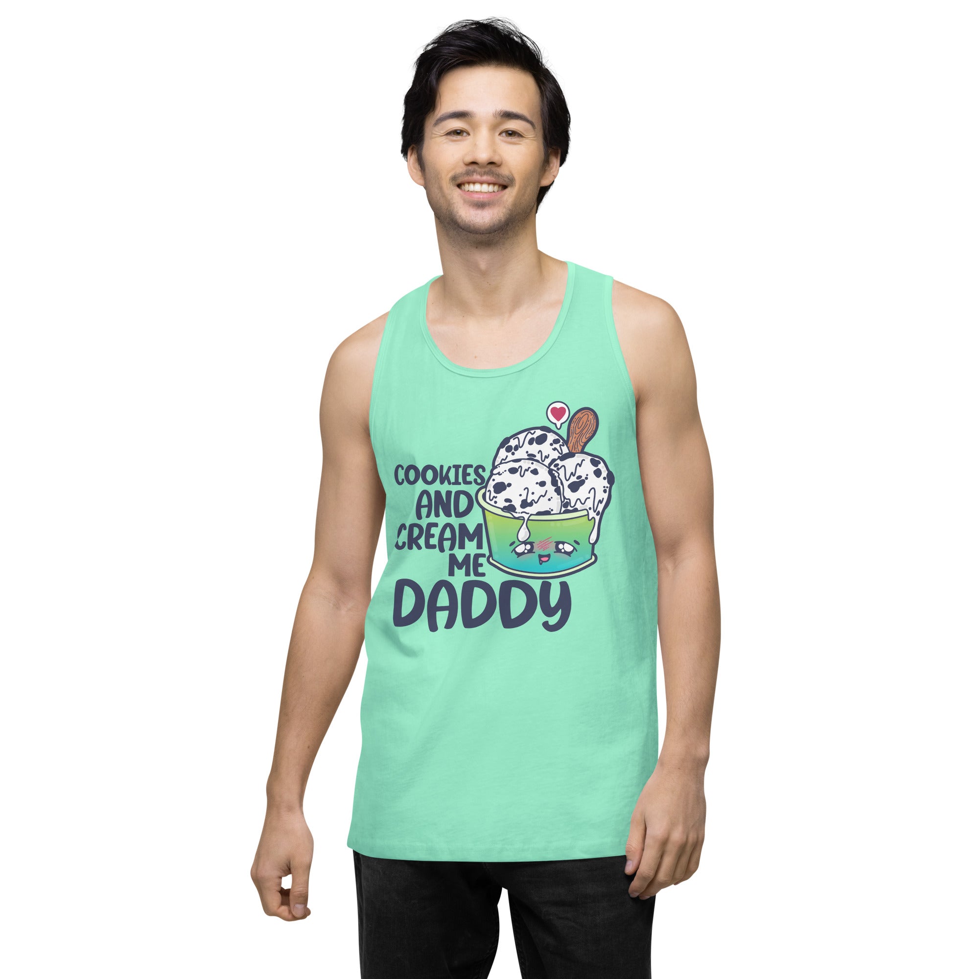 COOKIES AND CREAM ME DADDY - Tank Top - ChubbleGumLLC