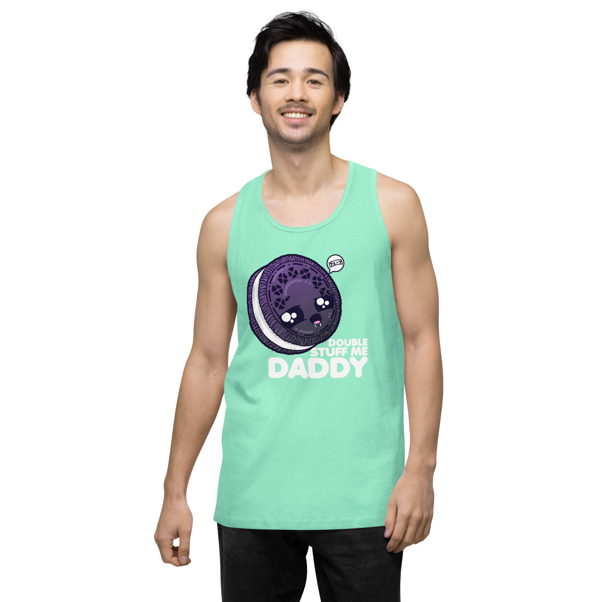 DOUBLE STUFF ME DADDY - Tank Top - ChubbleGumLLC