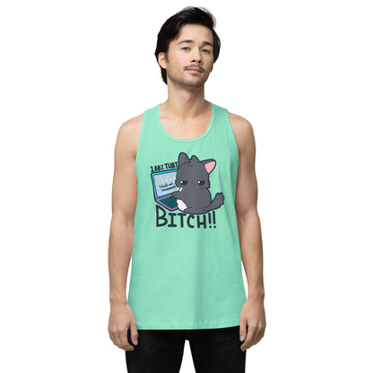 100 % THAT BITCH - Premium Tank Top - ChubbleGumLLC