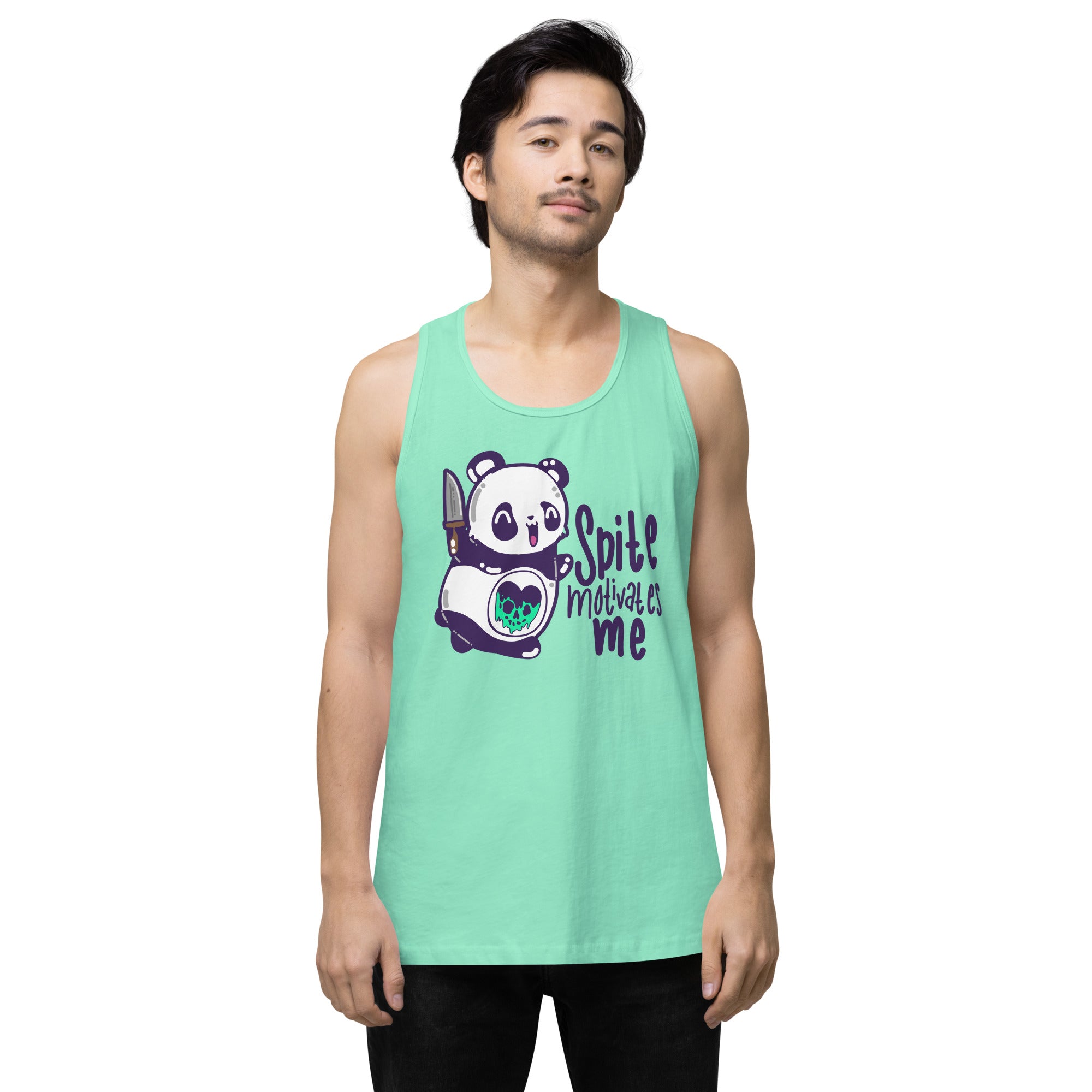 SPITE MOTIVATES ME - Premium Tank Top - ChubbleGumLLC