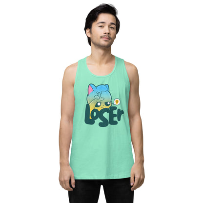 LOSER - Premium Tank Top - ChubbleGumLLC