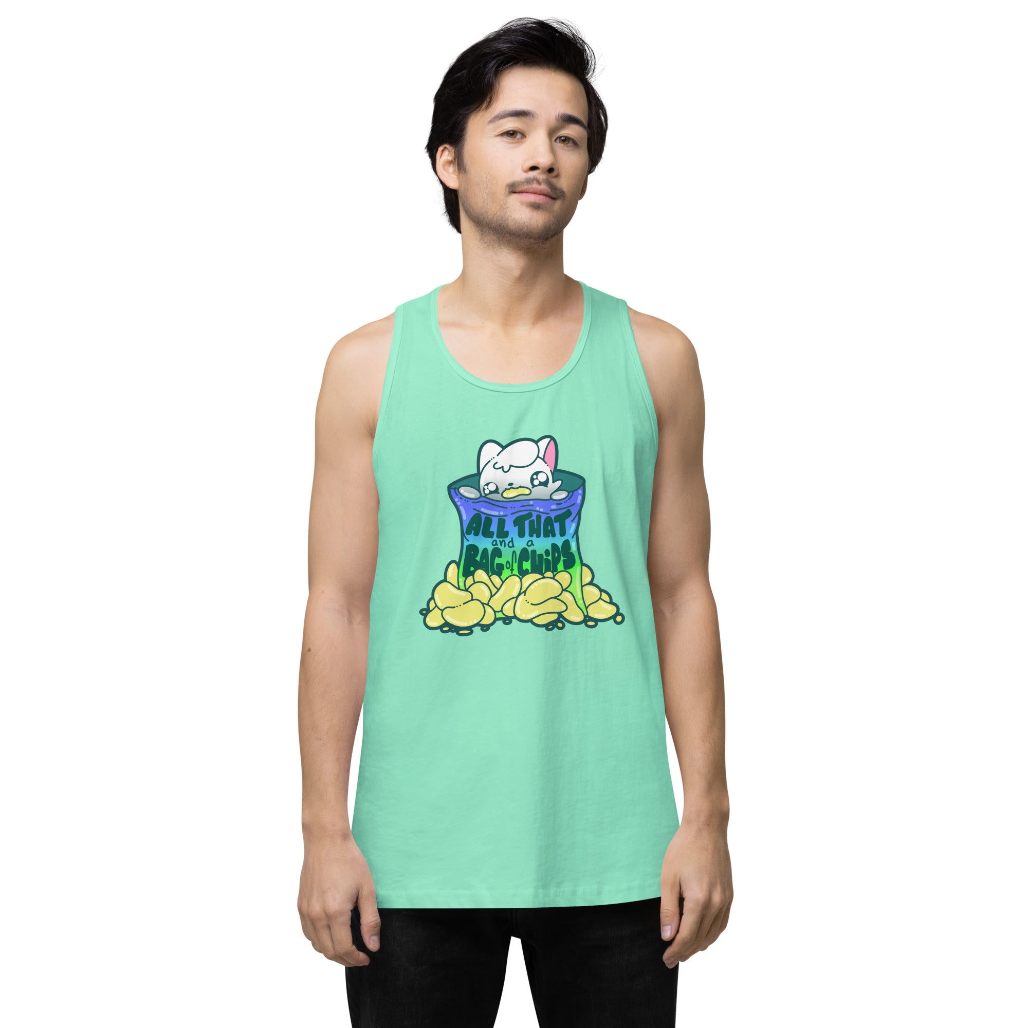 ALL THAT AND A BAG OF CHIPS - Premium Tank Top - ChubbleGumLLC