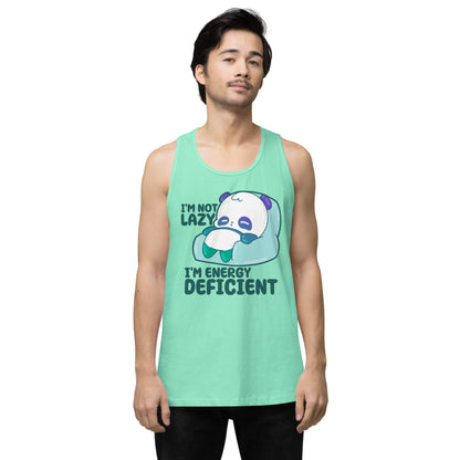 IM NOT LAZY - Premium Tank Top - ChubbleGumLLC