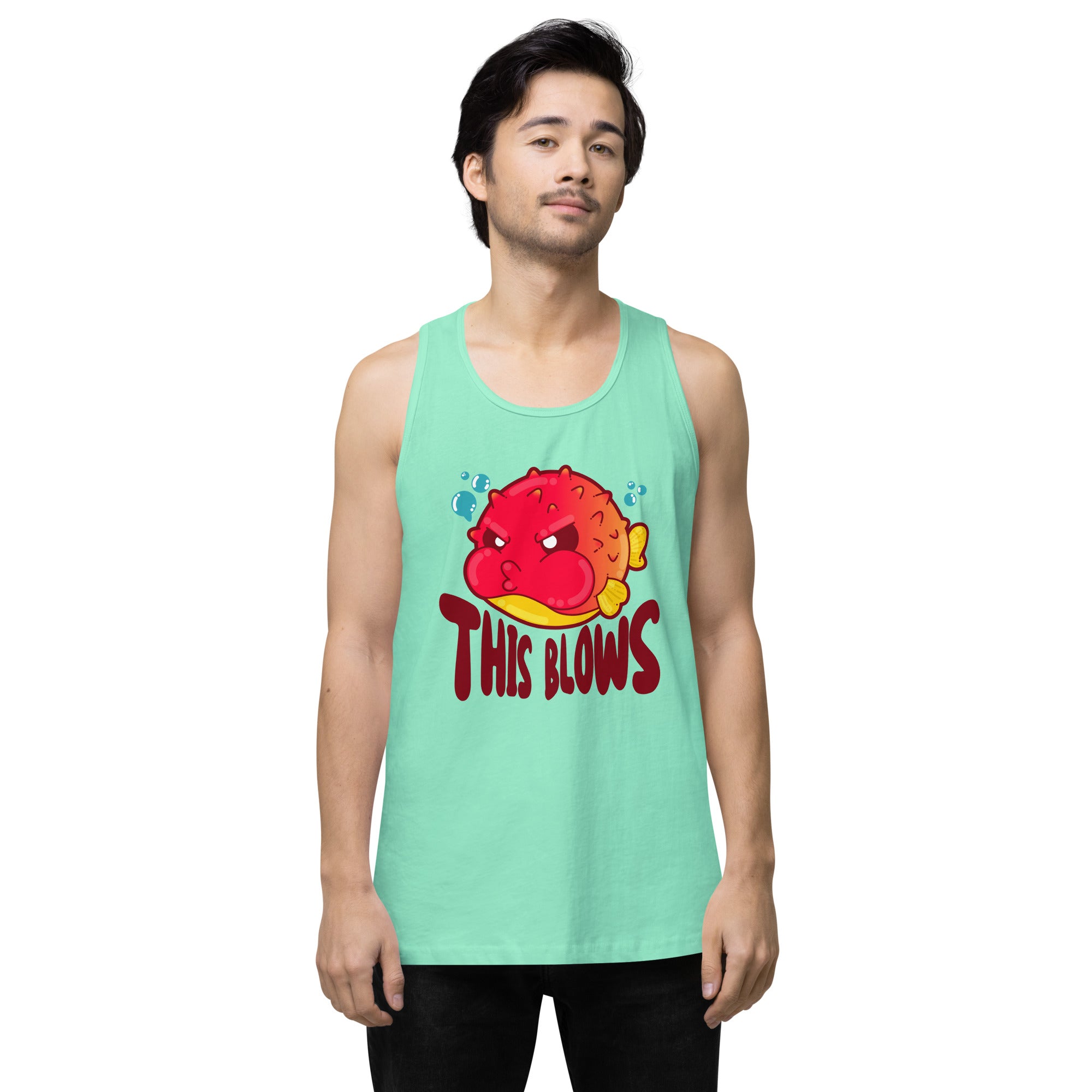 THIS BLOWS - Premium Tank Top - ChubbleGumLLC