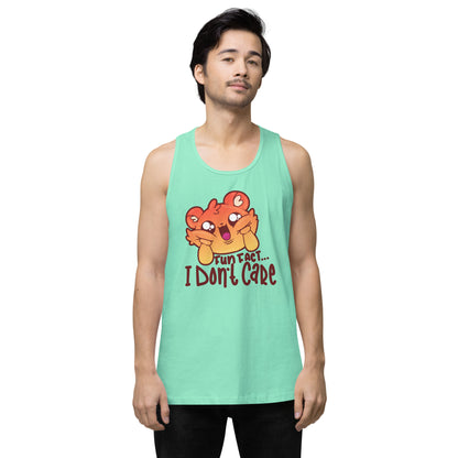 FUN FACT I DONT CARE - Premium Tank Top - ChubbleGumLLC