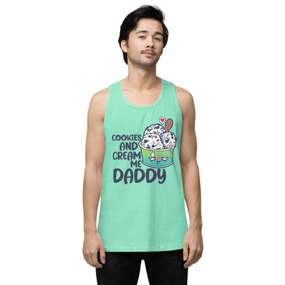 COOKIES AND CREAM ME DADDY - Tank Top - ChubbleGumLLC