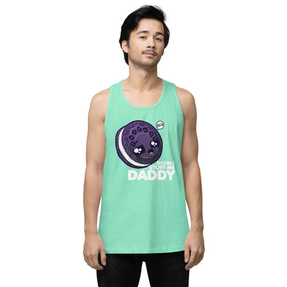 DOUBLE STUFF ME DADDY - Tank Top - ChubbleGumLLC