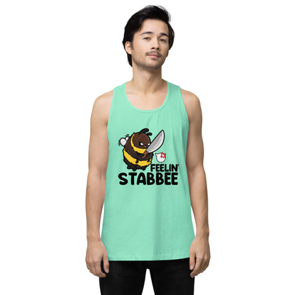 FEELIN STABBEE - Premium Tank Top - ChubbleGumLLC