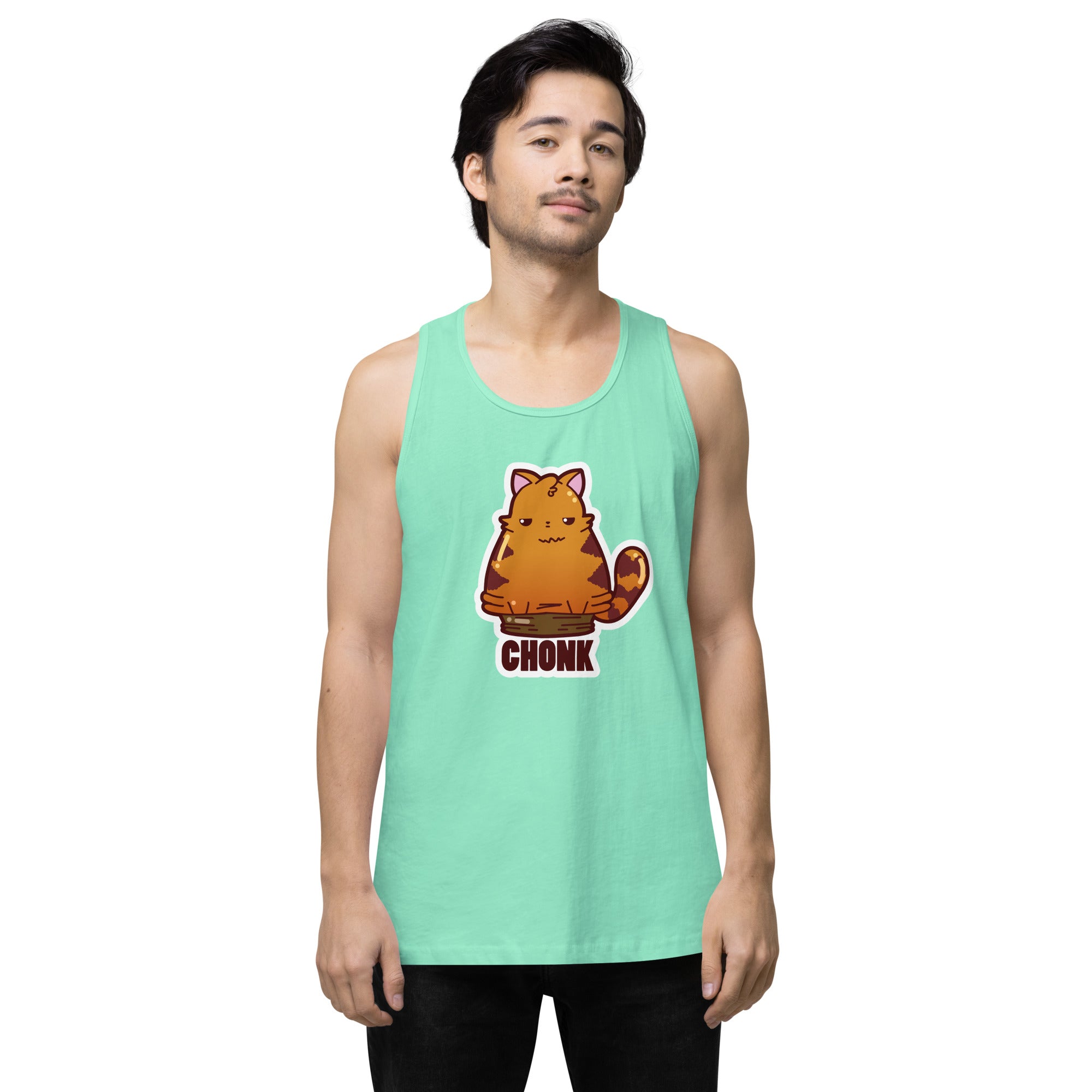 CHONK - Premium Tank Top - ChubbleGumLLC