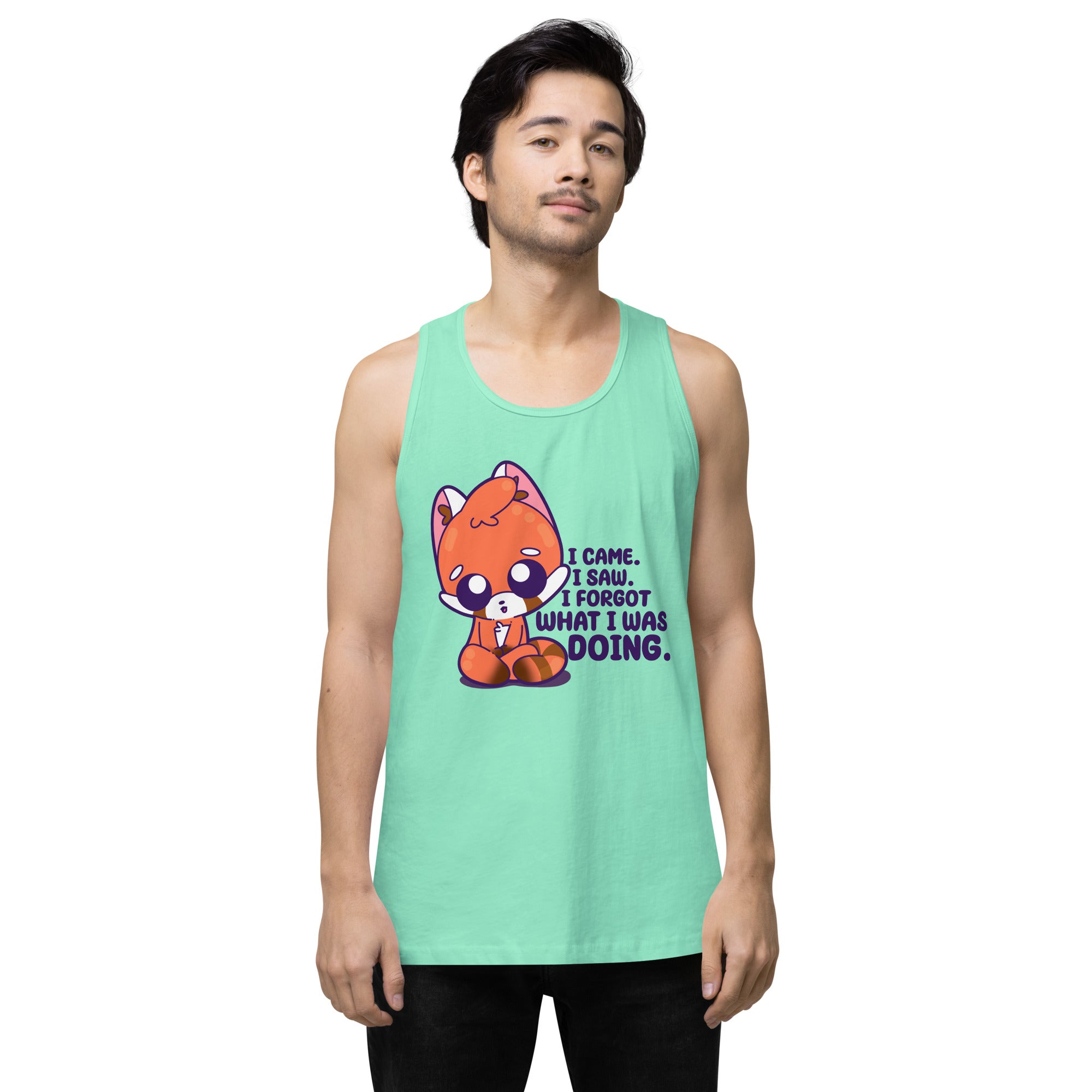 I CAME I SAW I FORGOT - Premium Tank Top