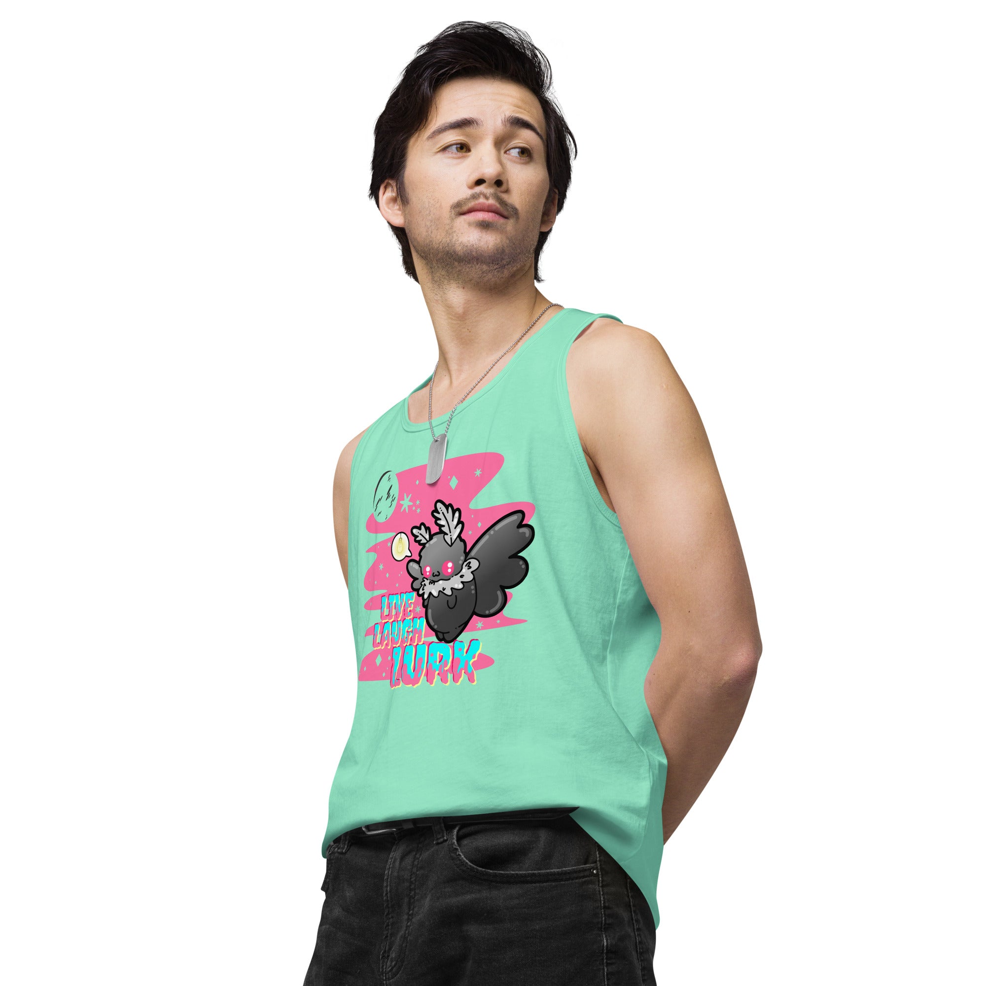 LIVE LAUGH LURK - Premium Tank Top - ChubbleGumLLC