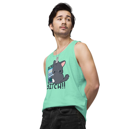 100 % THAT BITCH - Premium Tank Top - ChubbleGumLLC