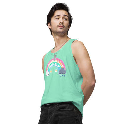 EMOTIONALLY UNSTABLE - Premium Tank Top - ChubbleGumLLC