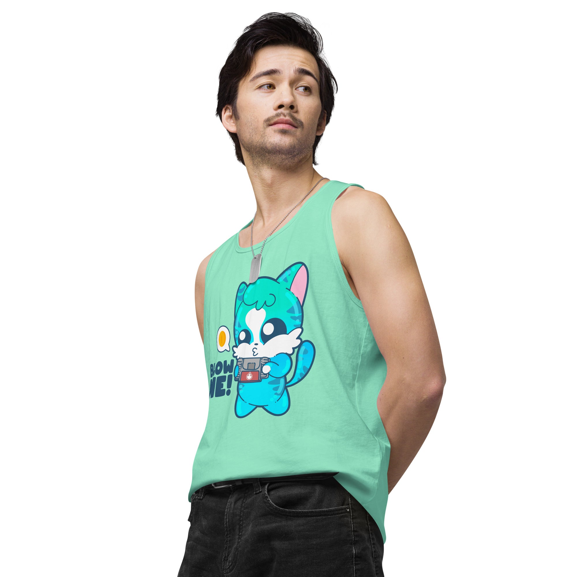 BLOW ME - Premium Tank Top - ChubbleGumLLC