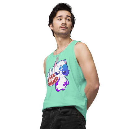 TALK TO THE HAND - Premium Tank Top - ChubbleGumLLC