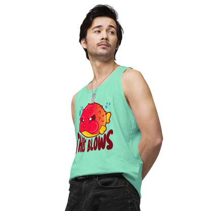 THIS BLOWS - Premium Tank Top - ChubbleGumLLC