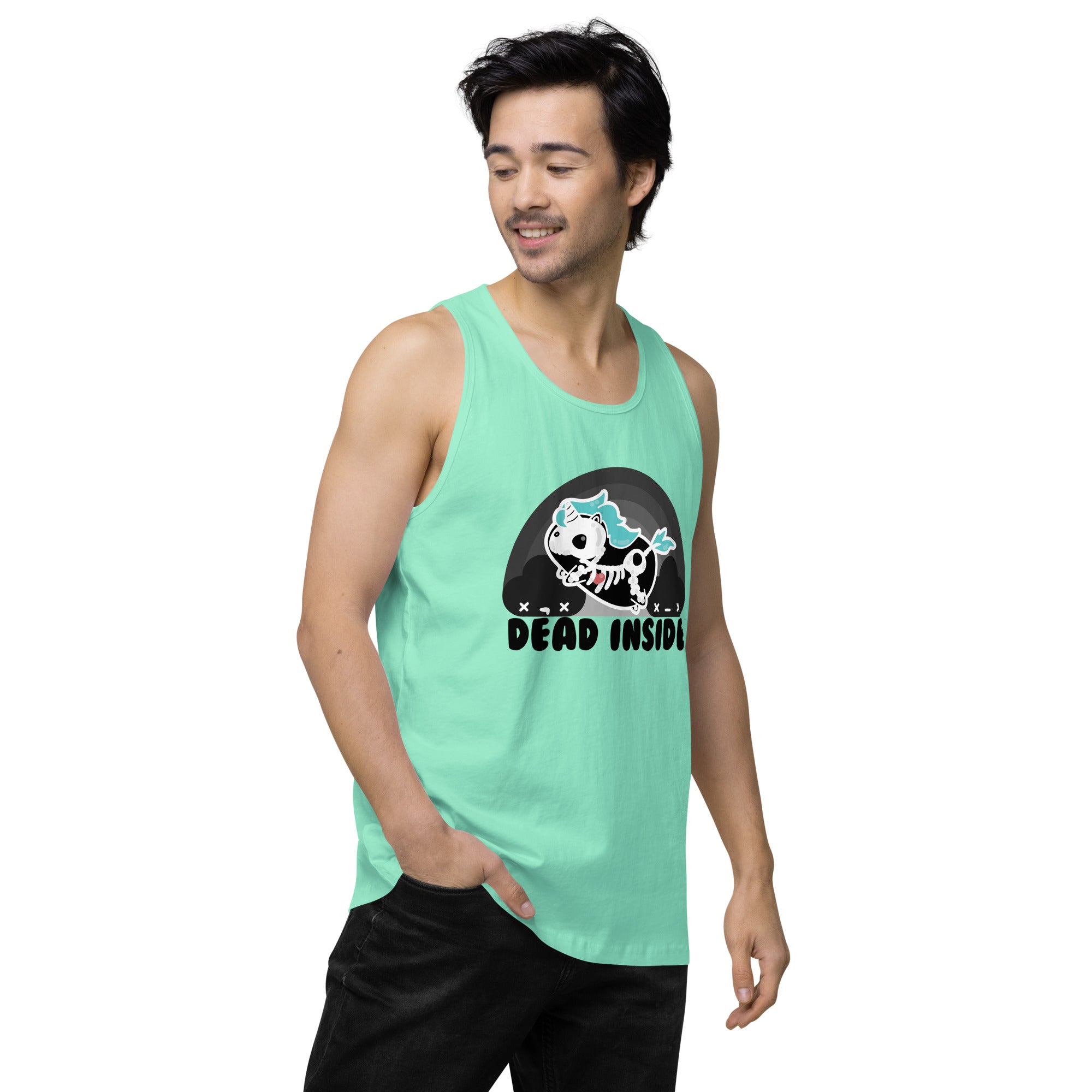 DEAD INSIDE - Premium Tank Top - ChubbleGumLLC