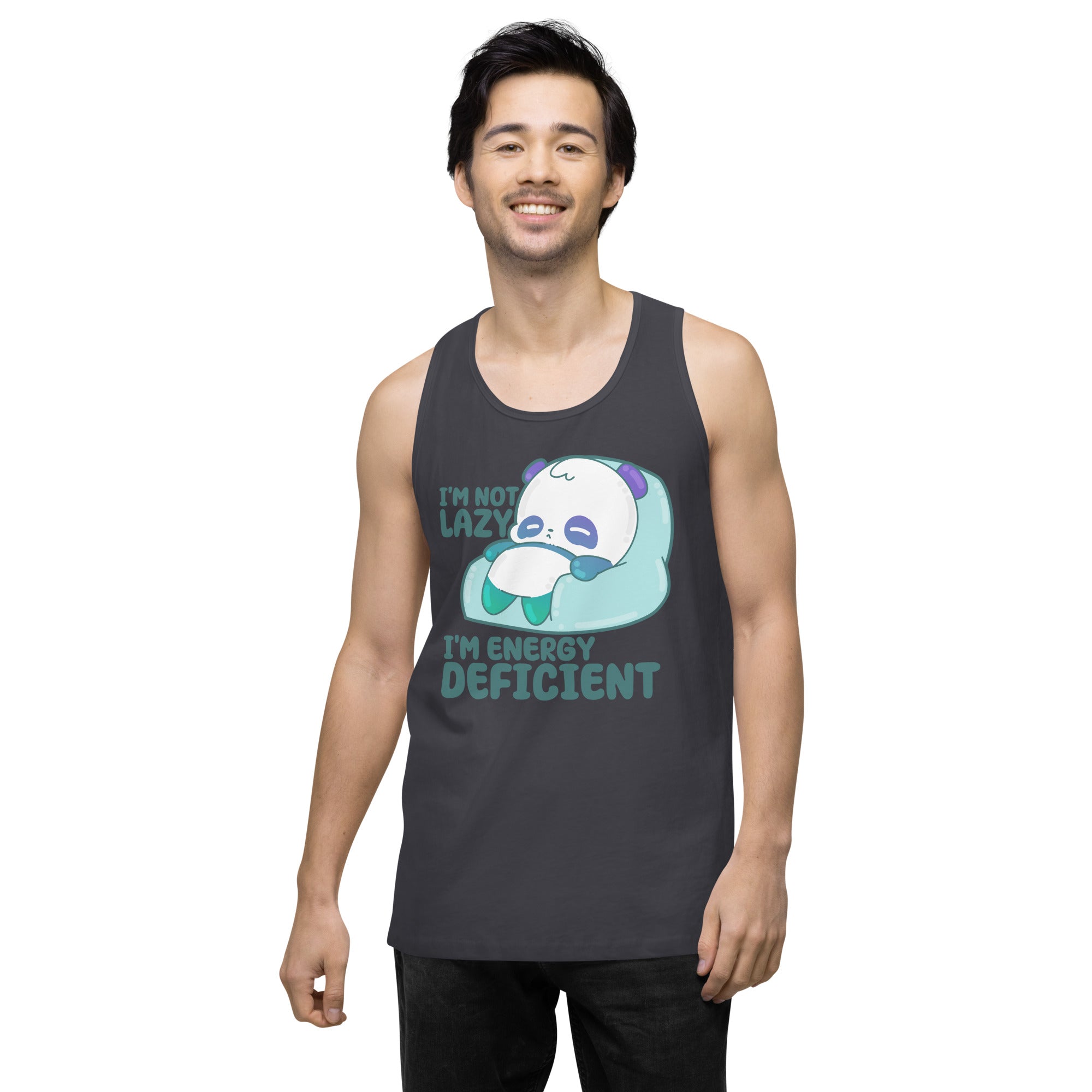 IM NOT LAZY - Premium Tank Top - ChubbleGumLLC