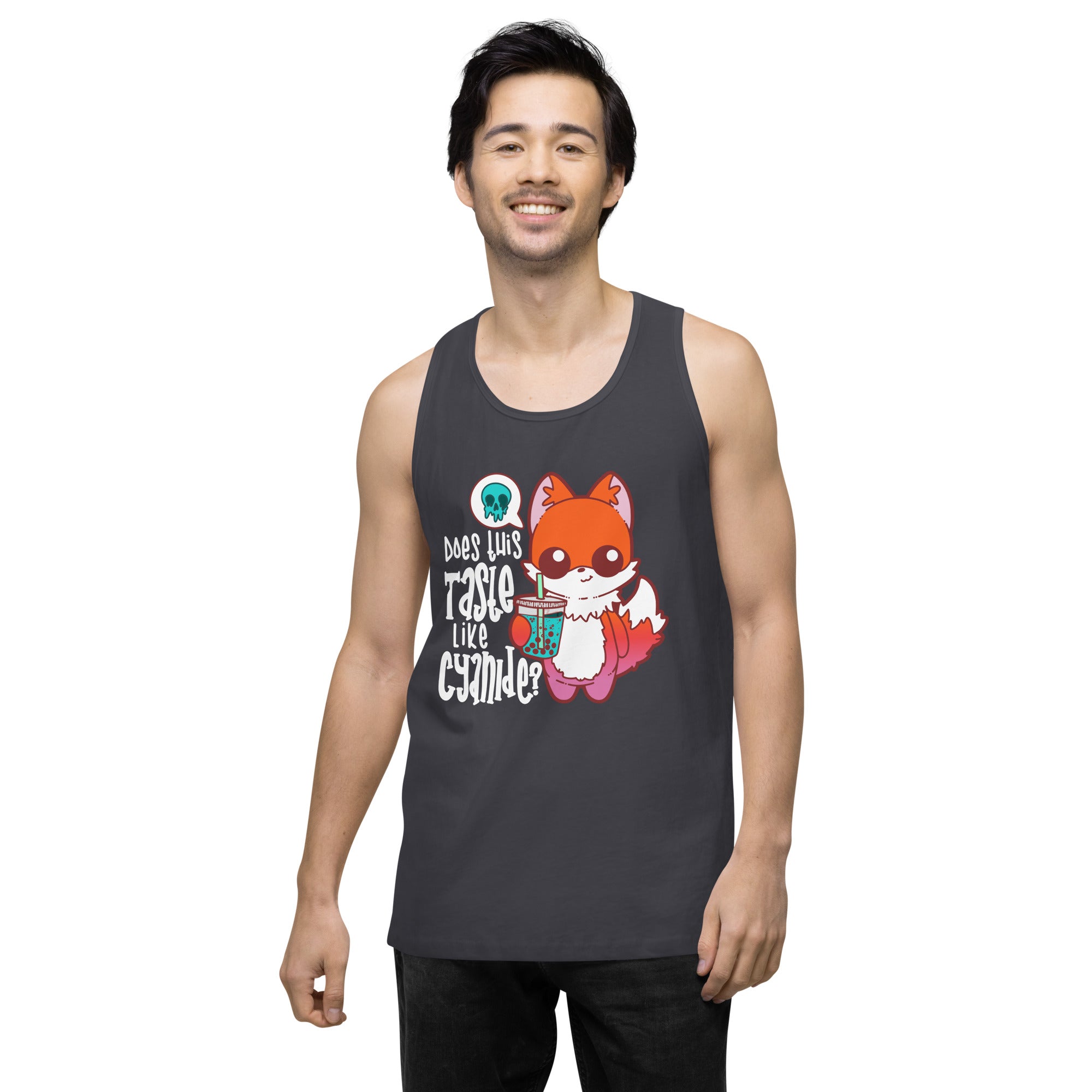 DOES THIS TASTE LIKE CYANIDE - Modded Premium Tank Top - ChubbleGumLLC