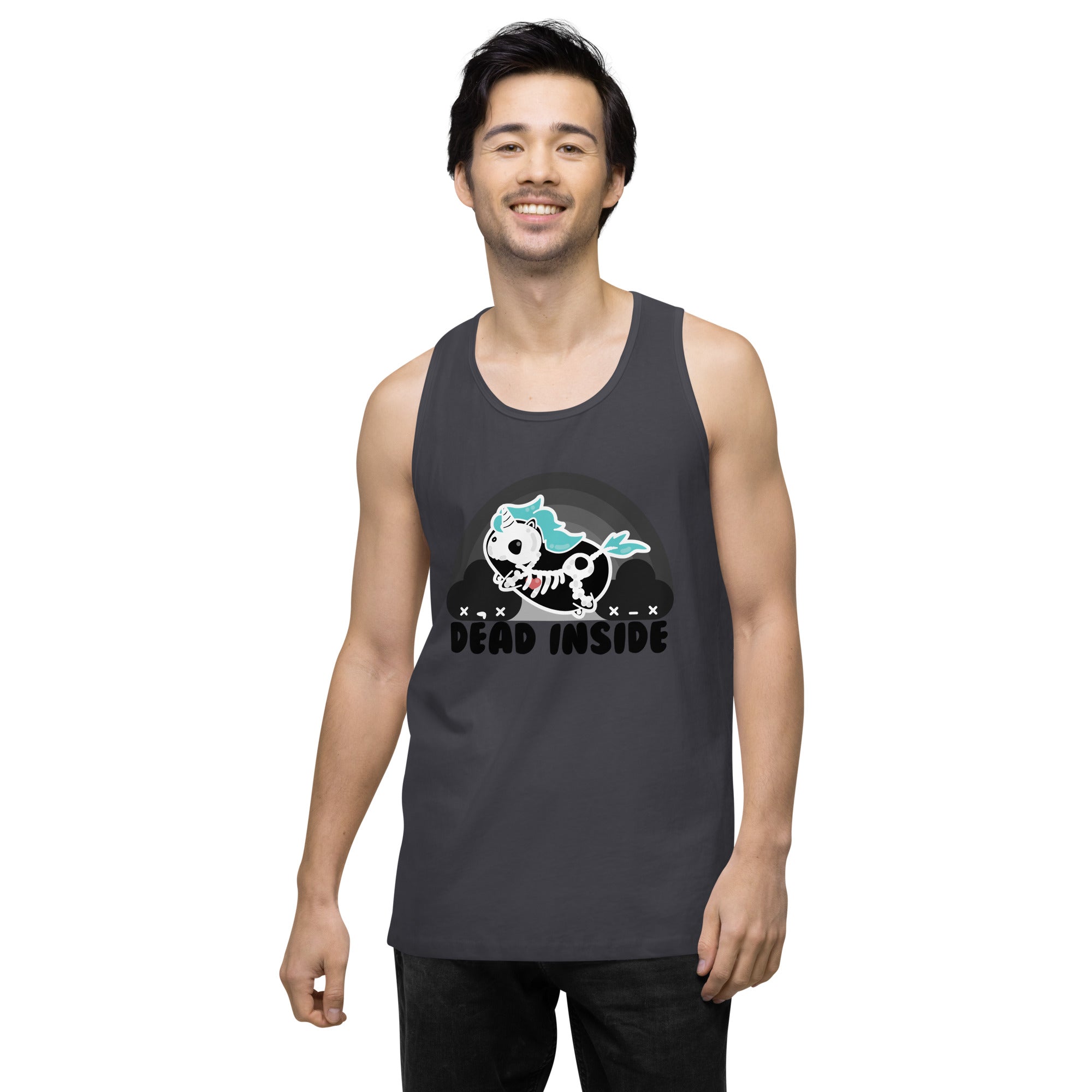 DEAD INSIDE - Premium Tank Top - ChubbleGumLLC