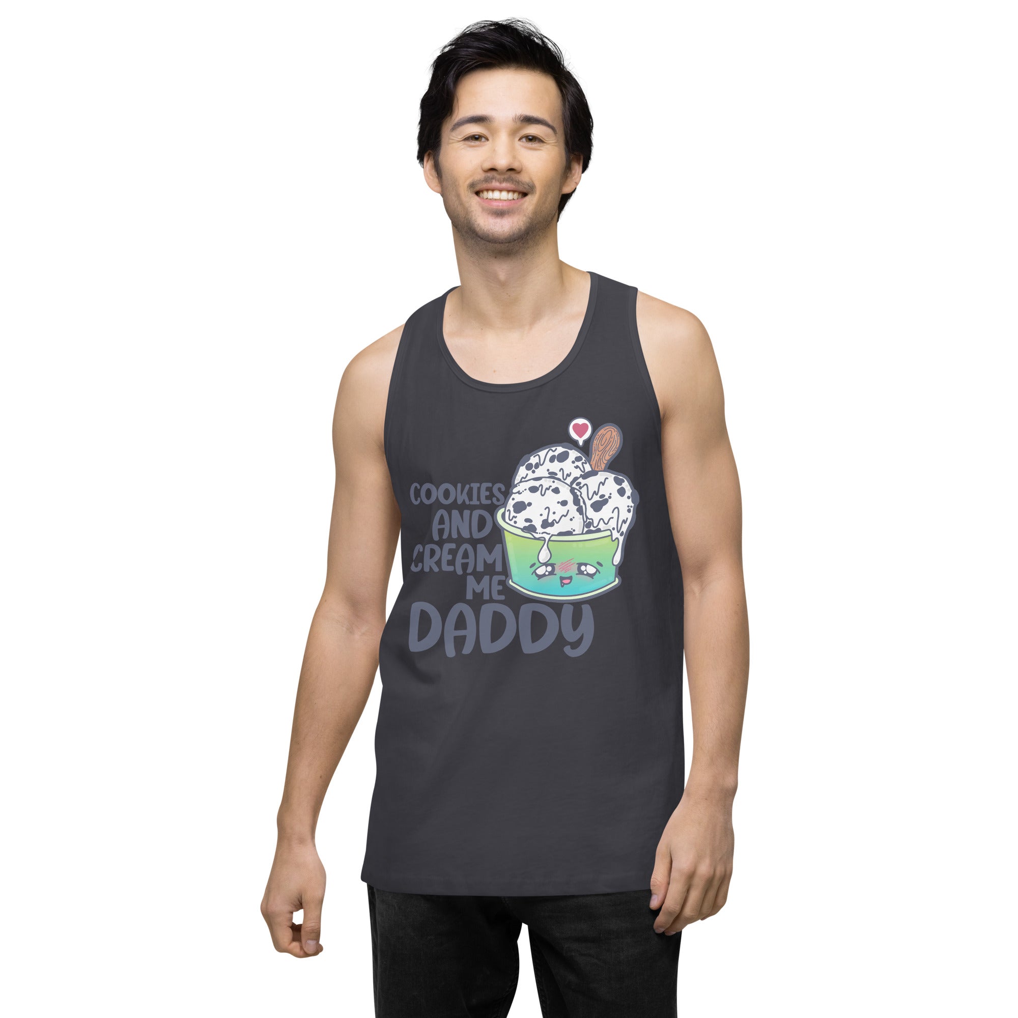 COOKIES AND CREAM ME DADDY - Tank Top - ChubbleGumLLC