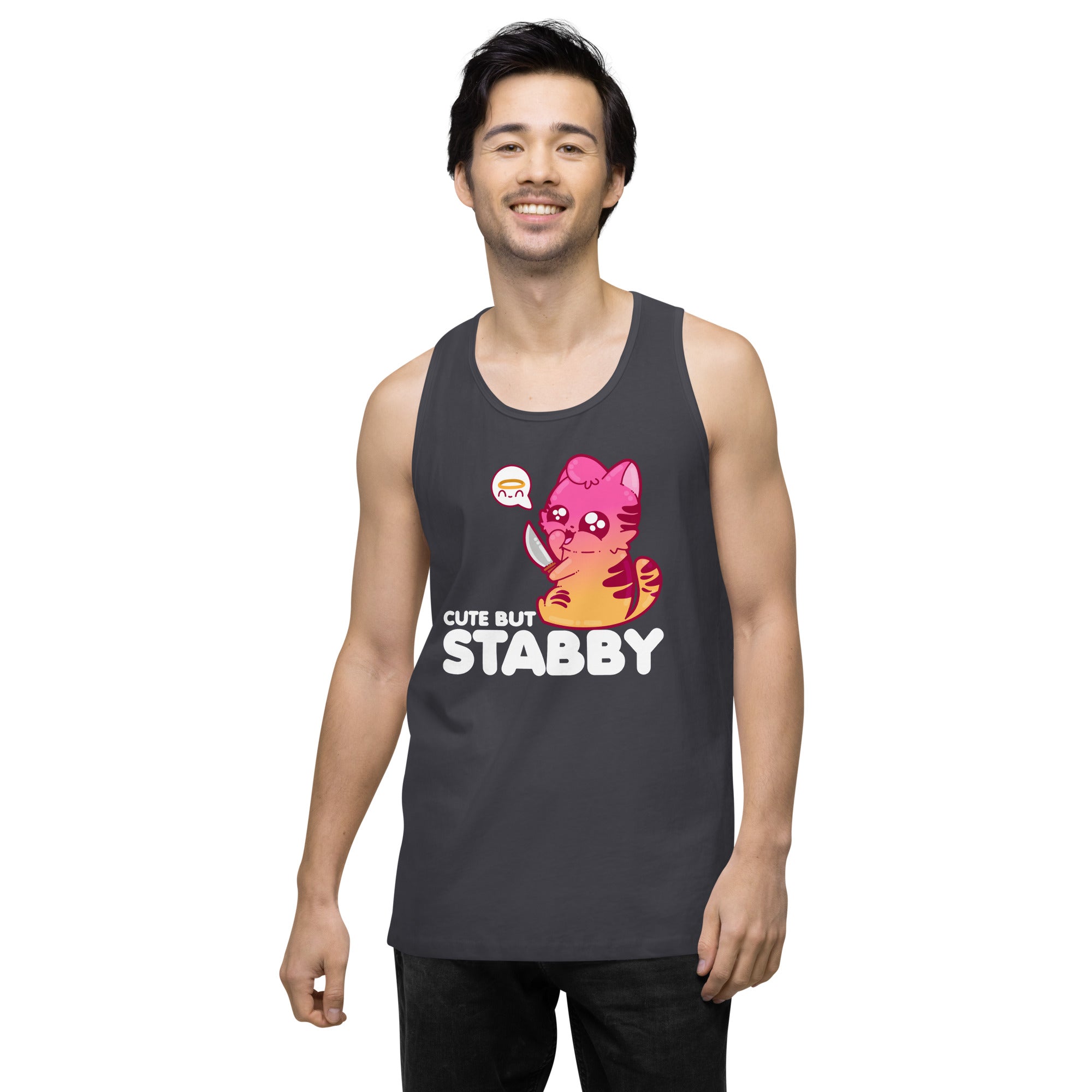 CUTE BUT STABBY - Modified Premium Tank Top - ChubbleGumLLC