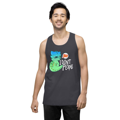 I DONT PEOPLE - Modified Premium Tank Top - ChubbleGumLLC