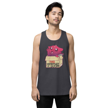 FREE HARBINGER OF DOOM - Premium Tank Top - ChubbleGumLLC