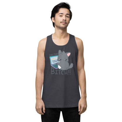 100 % THAT BITCH - Premium Tank Top - ChubbleGumLLC