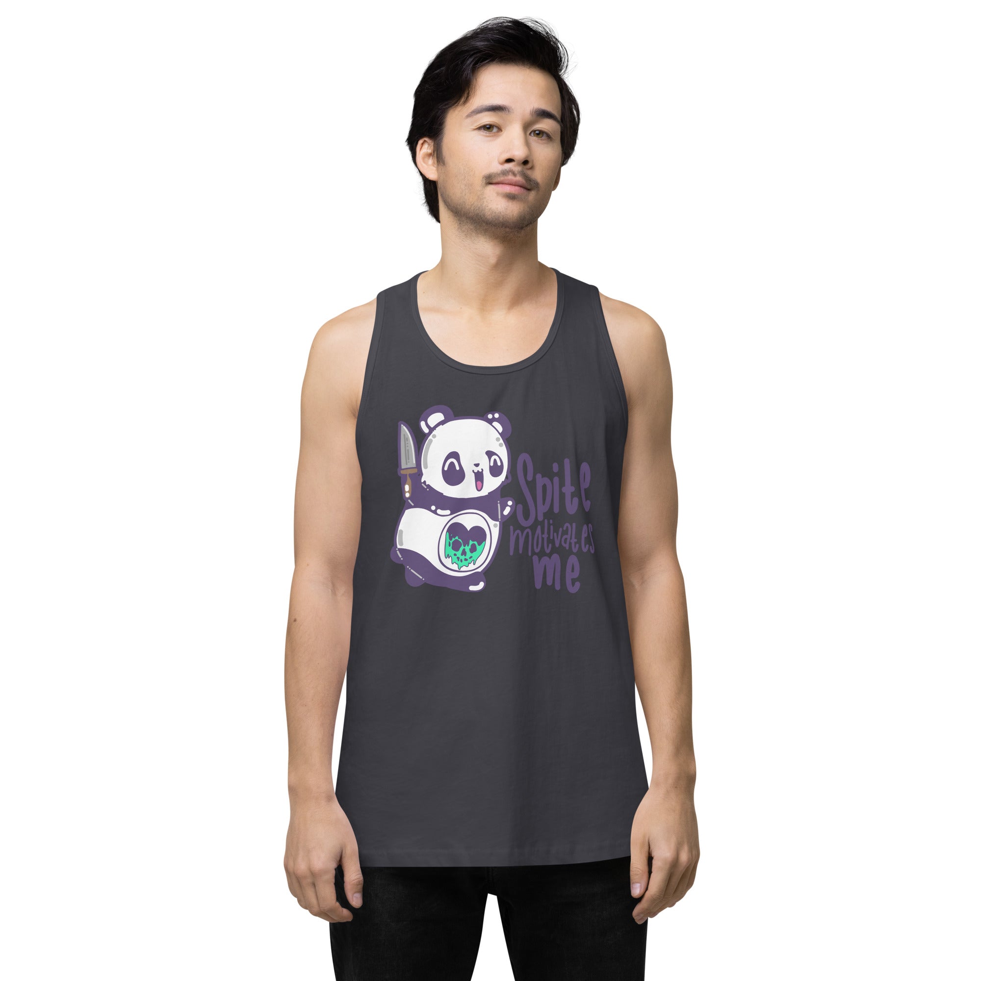 SPITE MOTIVATES ME - Premium Tank Top - ChubbleGumLLC