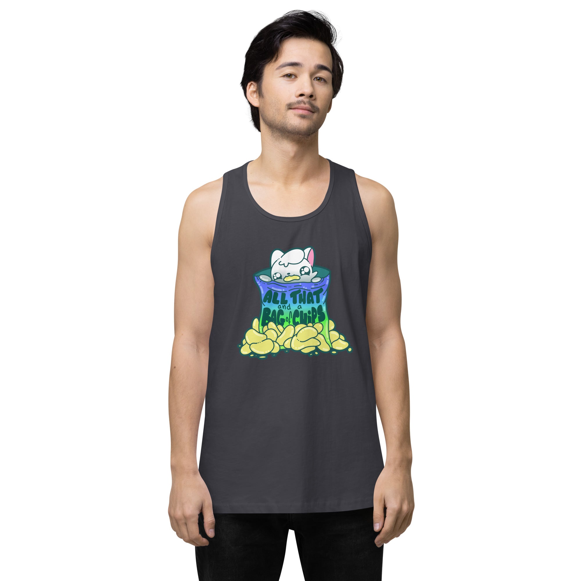 ALL THAT AND A BAG OF CHIPS - Premium Tank Top - ChubbleGumLLC