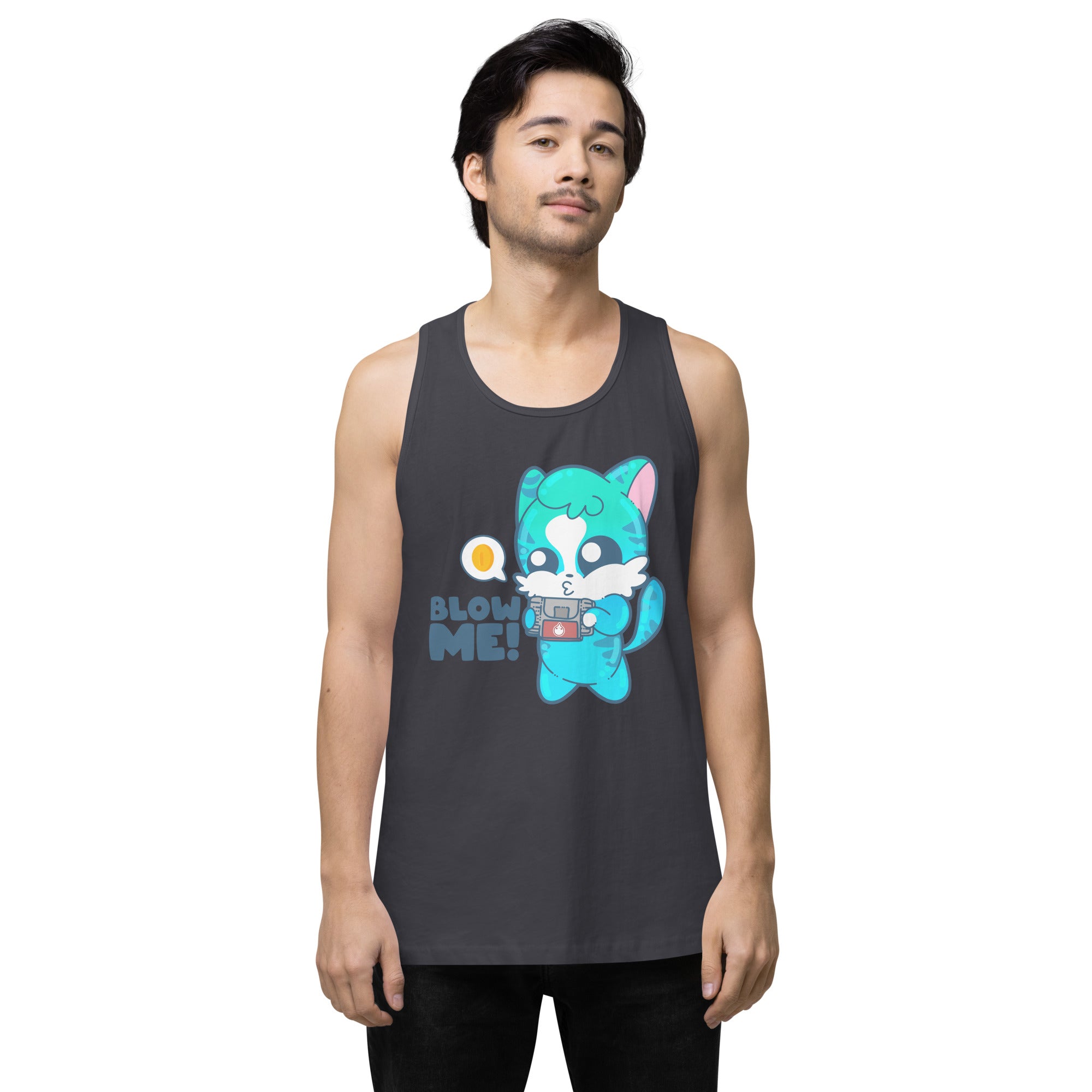 BLOW ME - Premium Tank Top - ChubbleGumLLC