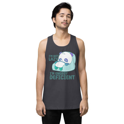 IM NOT LAZY - Premium Tank Top - ChubbleGumLLC