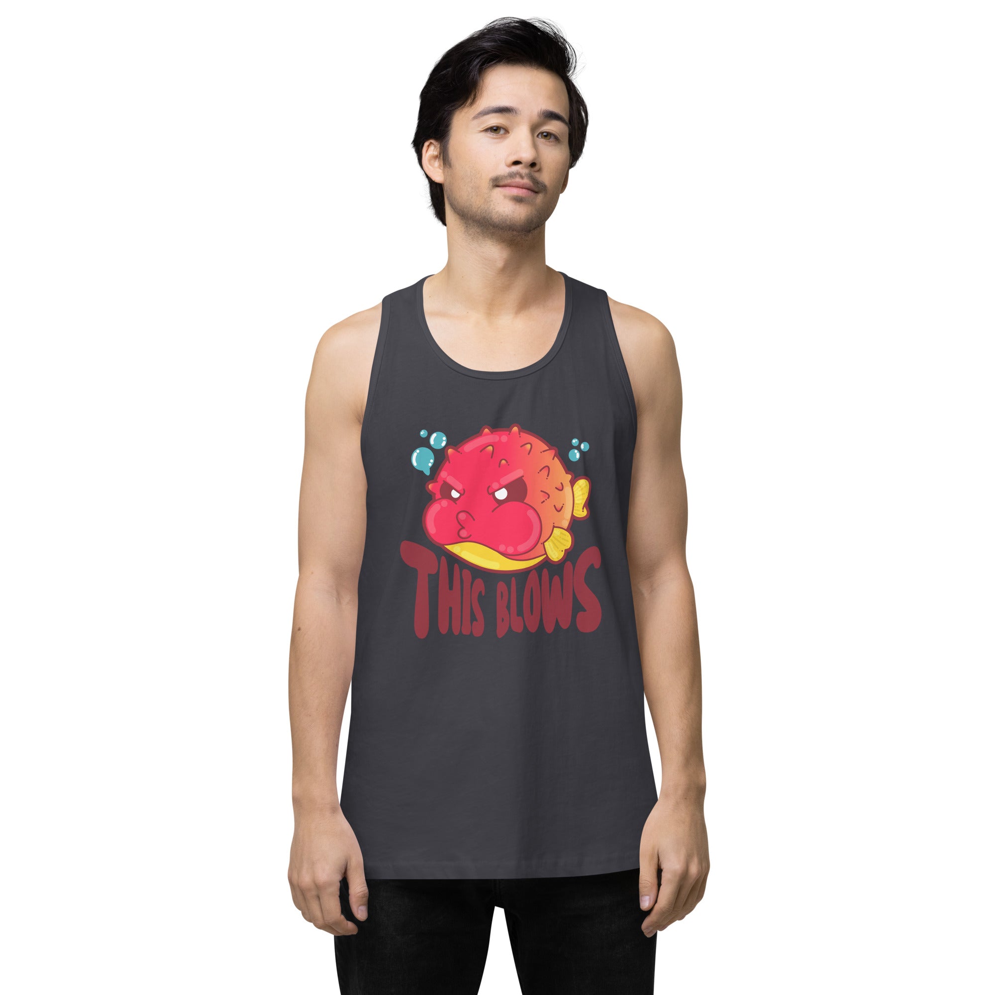 THIS BLOWS - Premium Tank Top - ChubbleGumLLC