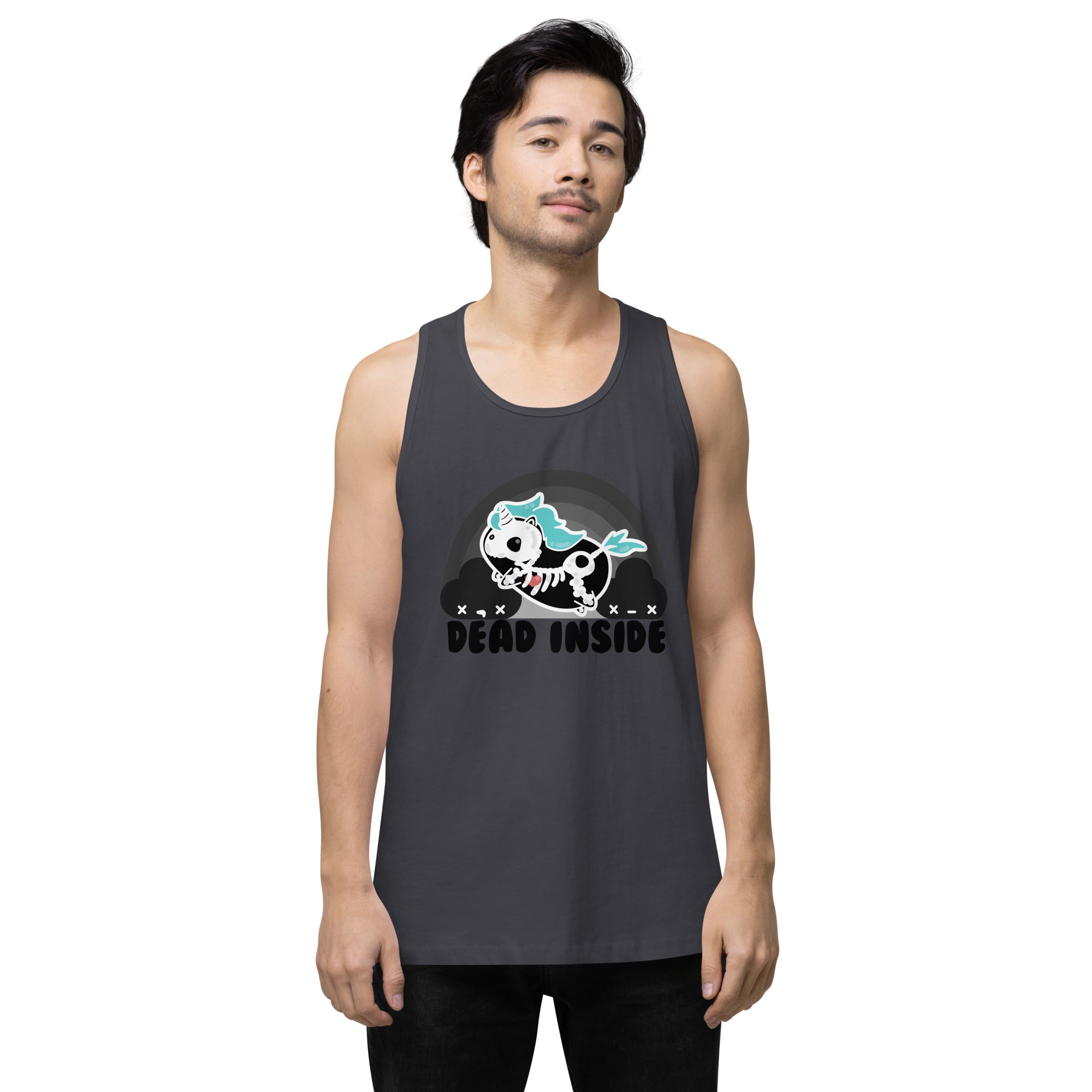 DEAD INSIDE - Premium Tank Top - ChubbleGumLLC