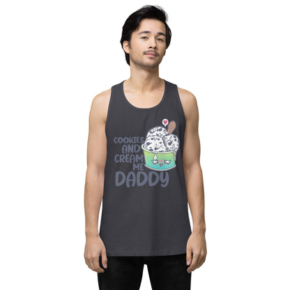 COOKIES AND CREAM ME DADDY - Tank Top - ChubbleGumLLC